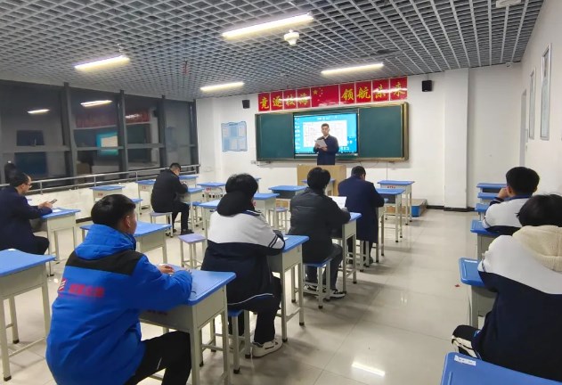 菏泽市城建技工学校各系部开展团支书述职大会