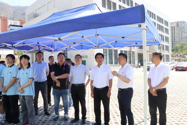攀枝花市领导一行莅临市建筑工程学校无人机研发制造中心调研