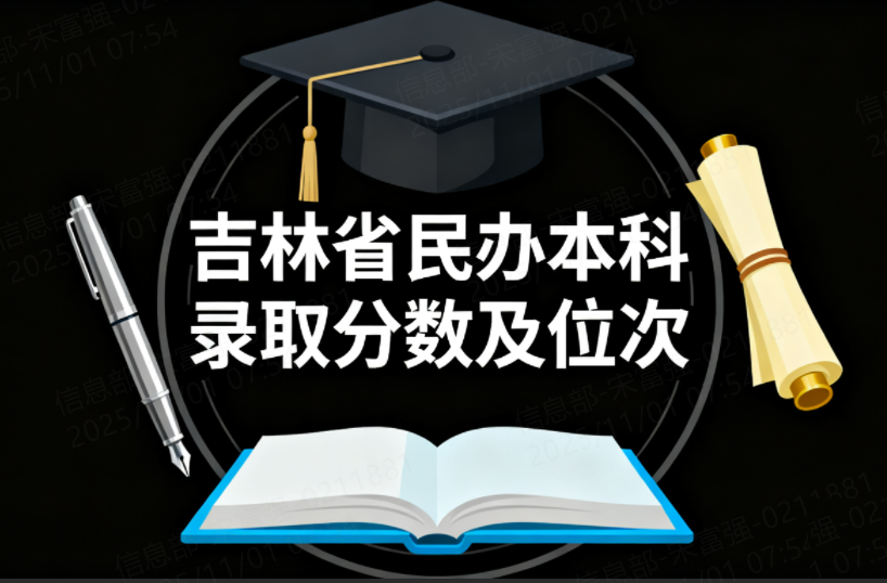 吉林省民办本科录取分数及位次