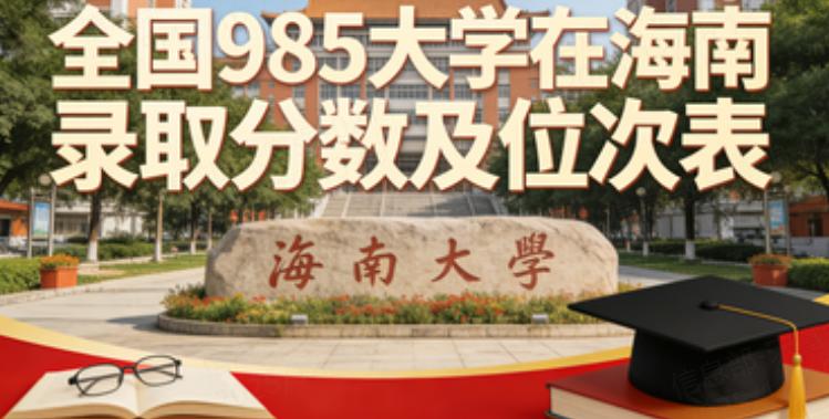 全国985大学在海南录取分数及位次表(2026考生参考)