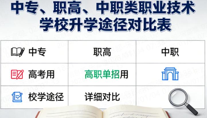 中专、职高、中职升学途径有哪些?