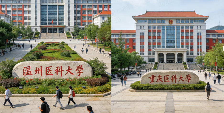 温州医科大学和重庆医科大学哪个好