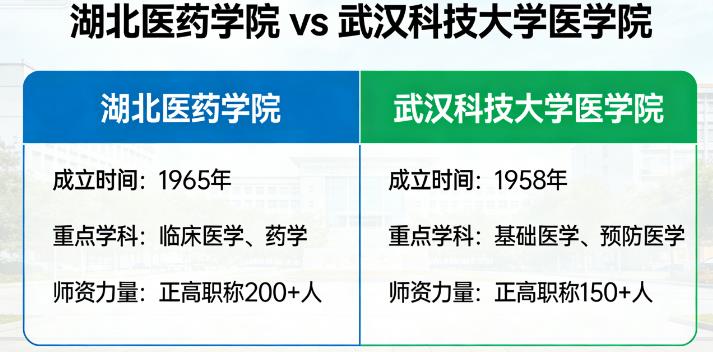 湖北医药学院和武汉科技大学医学院哪个更好？