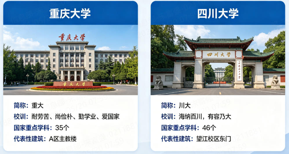 重庆大学 vs 四川大学：计算机专业深度对比