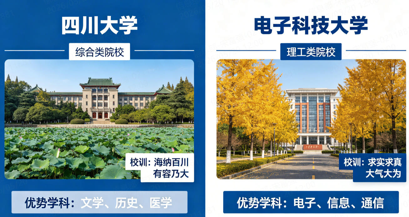 电子科技大学 vs 四川大学:全面对比与报考指南